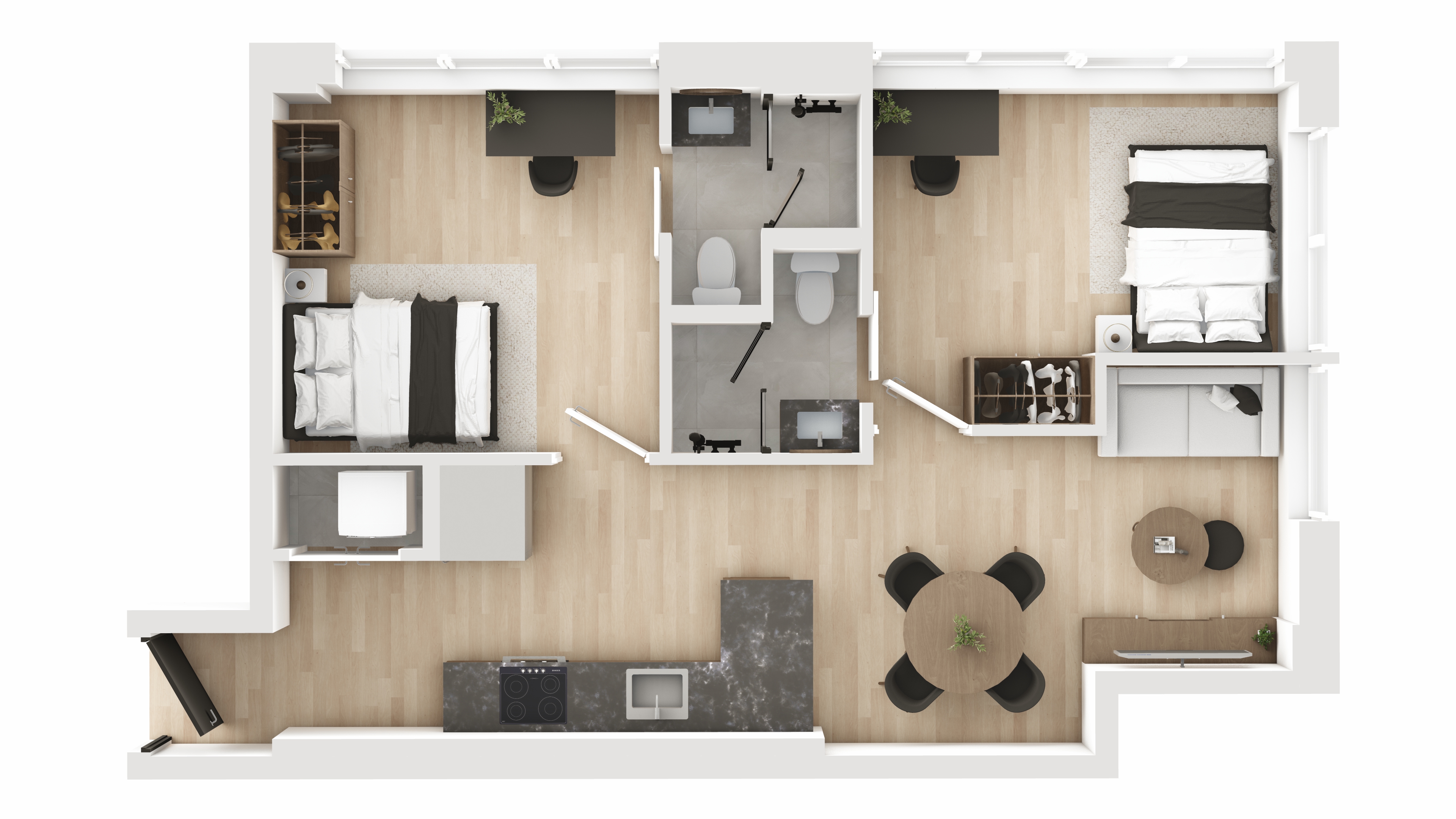 2 Bedroom